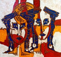 Wasi Haider, 24 x 24 inch, Acrylic on Canvas, Figurative Painting, AC-WH-037